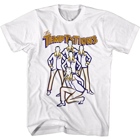 Kaity K Other - Temptations Back To Basics Album Soul Motown Band Graphic T-Shirt Concert Tee